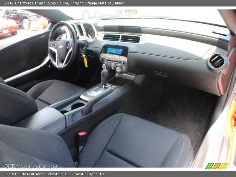 Inferno Orange Metallic / Black 2012 Chevrolet Camaro SS/RS Coupe