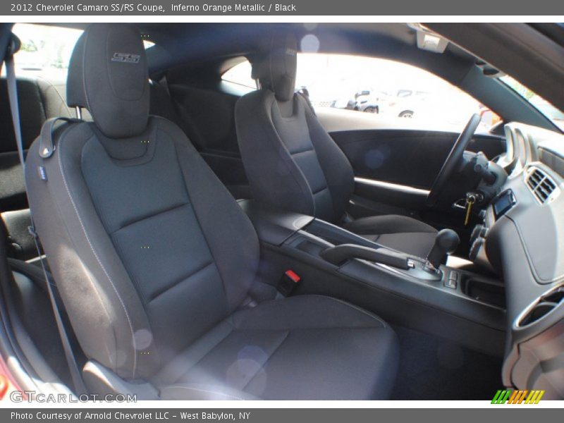 Inferno Orange Metallic / Black 2012 Chevrolet Camaro SS/RS Coupe