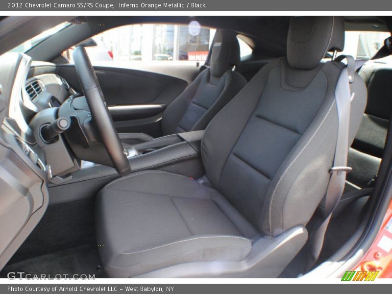 Inferno Orange Metallic / Black 2012 Chevrolet Camaro SS/RS Coupe