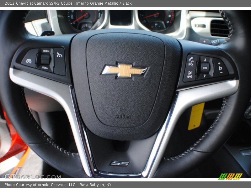 Inferno Orange Metallic / Black 2012 Chevrolet Camaro SS/RS Coupe