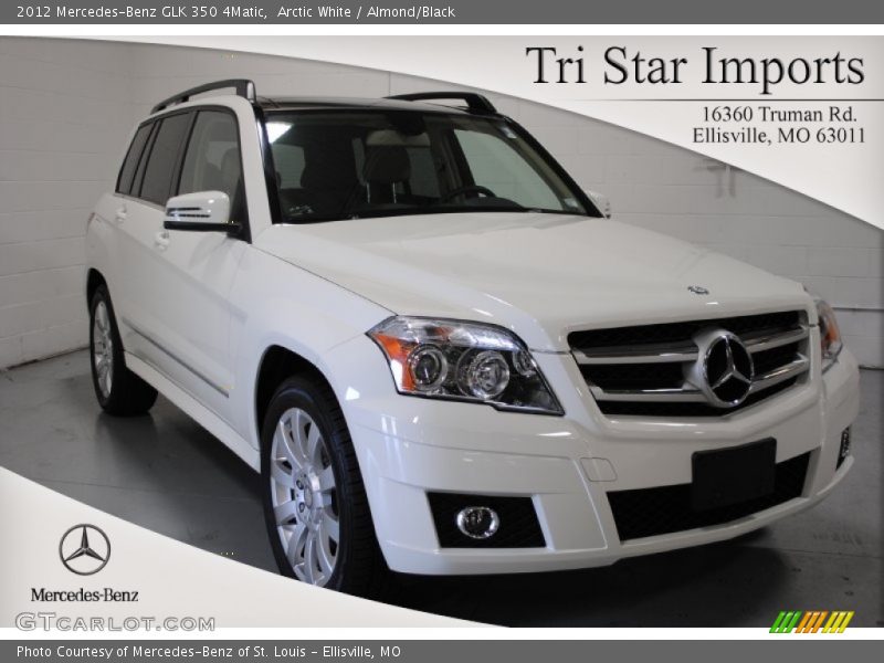 Arctic White / Almond/Black 2012 Mercedes-Benz GLK 350 4Matic