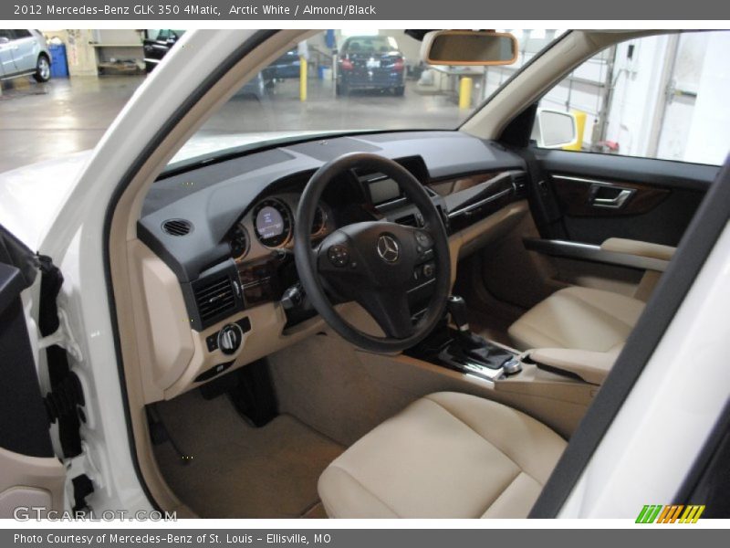 Arctic White / Almond/Black 2012 Mercedes-Benz GLK 350 4Matic