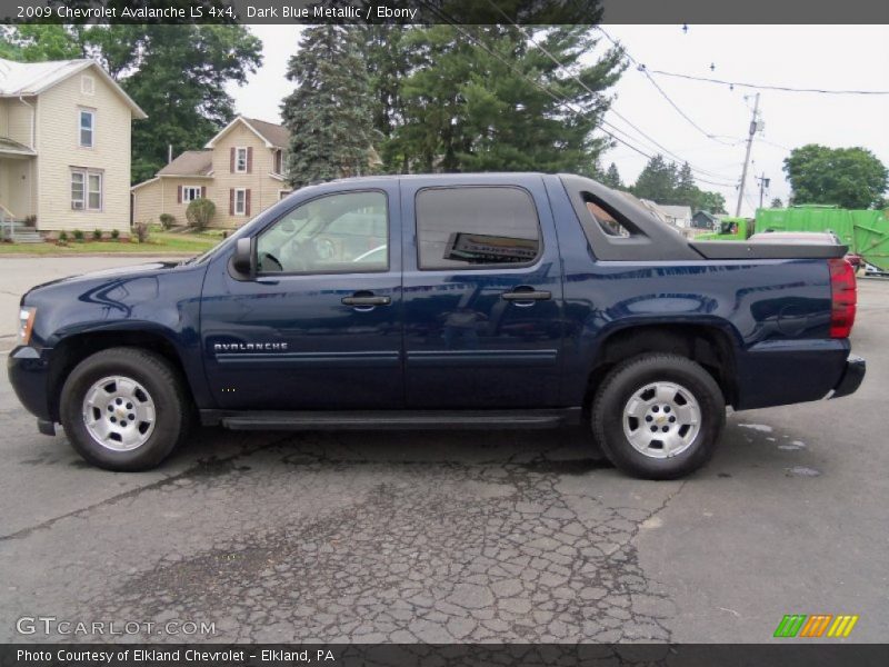 Dark Blue Metallic / Ebony 2009 Chevrolet Avalanche LS 4x4