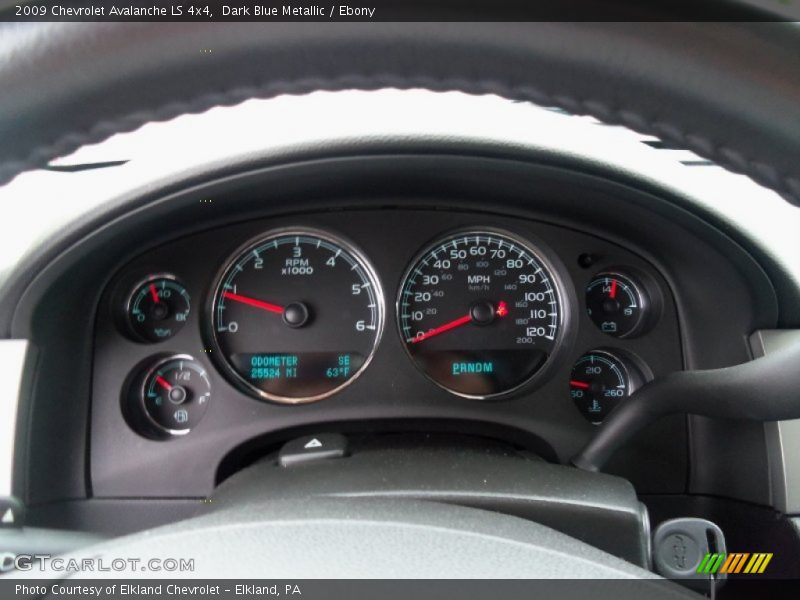 Dark Blue Metallic / Ebony 2009 Chevrolet Avalanche LS 4x4