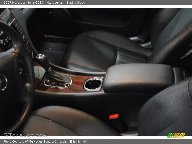 Black / Black 2007 Mercedes-Benz C 280 4Matic Luxury