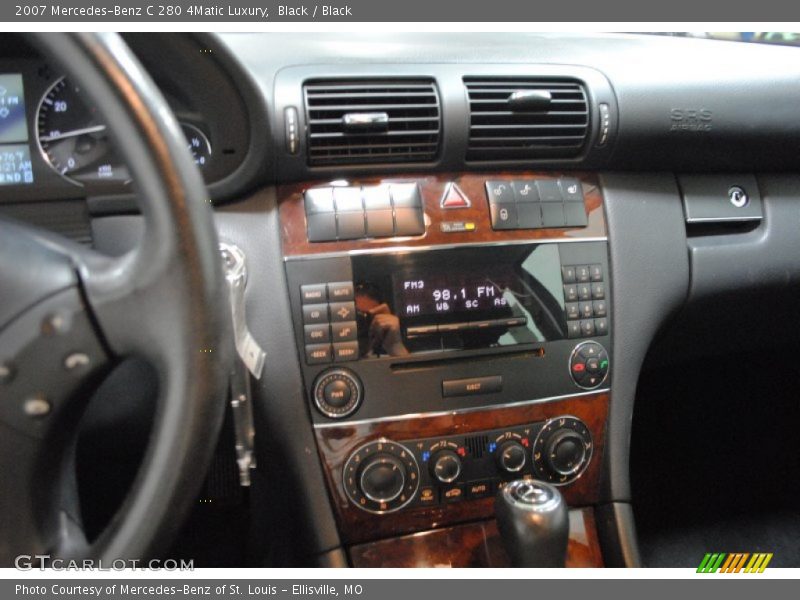Black / Black 2007 Mercedes-Benz C 280 4Matic Luxury
