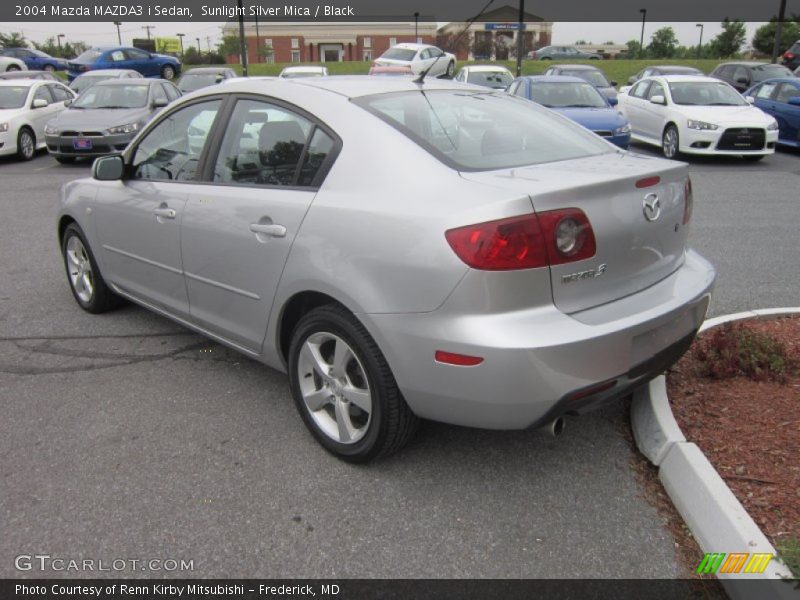 Sunlight Silver Mica / Black 2004 Mazda MAZDA3 i Sedan