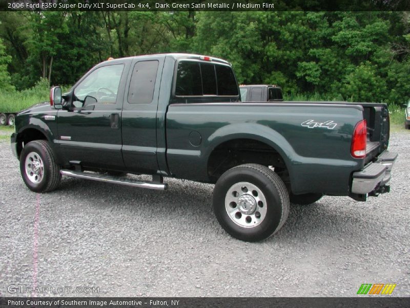  2006 F350 Super Duty XLT SuperCab 4x4 Dark Green Satin Metallic