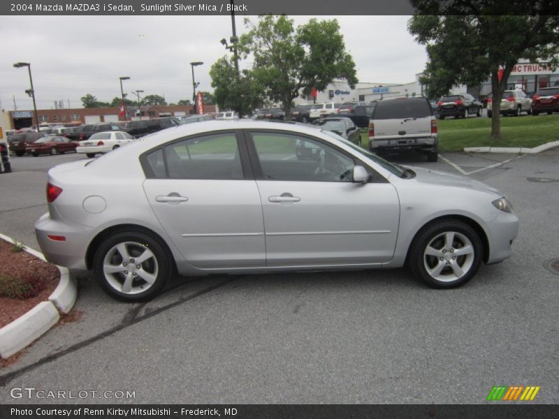 Sunlight Silver Mica / Black 2004 Mazda MAZDA3 i Sedan