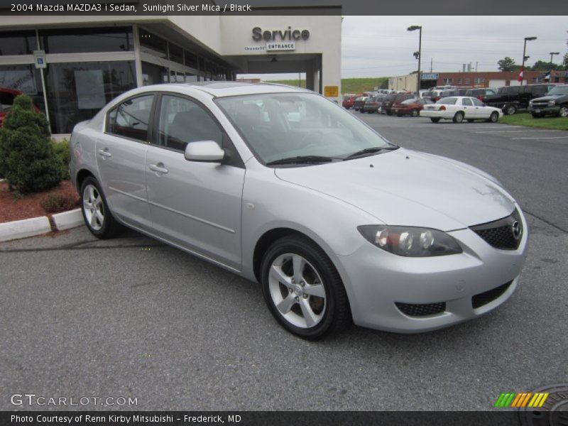 Sunlight Silver Mica / Black 2004 Mazda MAZDA3 i Sedan