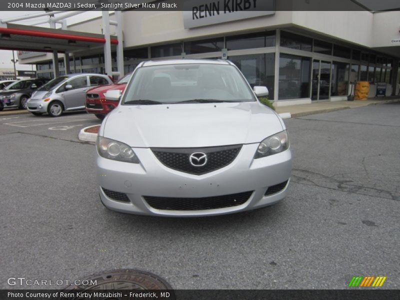 Sunlight Silver Mica / Black 2004 Mazda MAZDA3 i Sedan