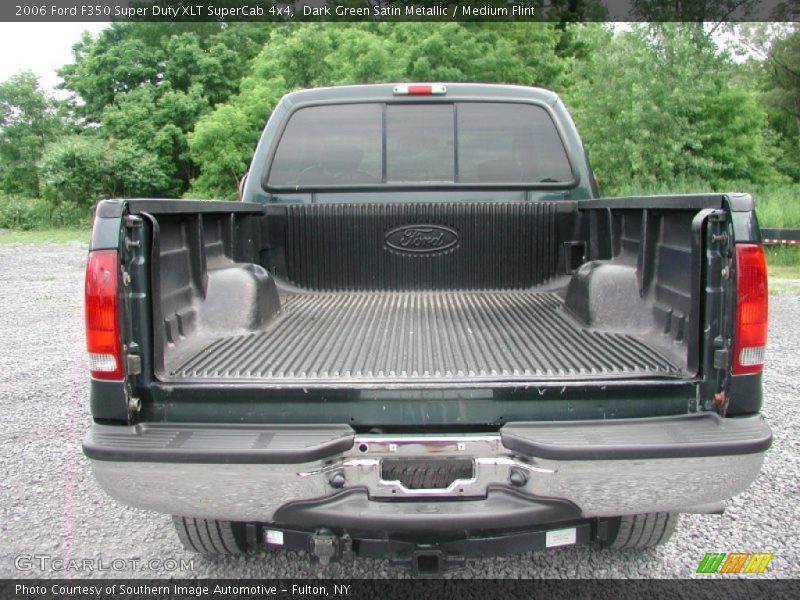 Dark Green Satin Metallic / Medium Flint 2006 Ford F350 Super Duty XLT SuperCab 4x4