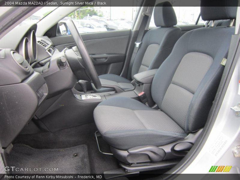  2004 MAZDA3 i Sedan Black Interior