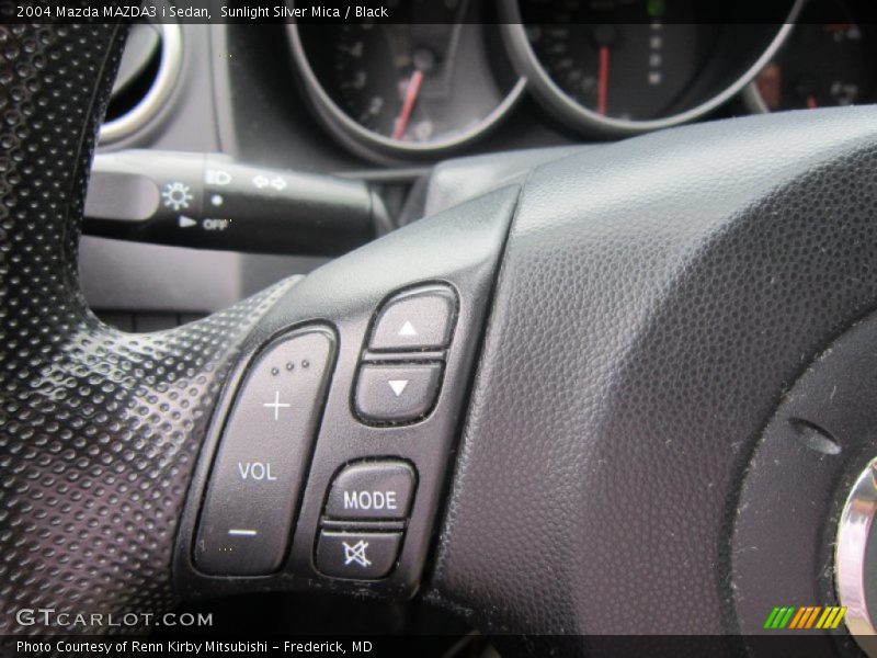 Sunlight Silver Mica / Black 2004 Mazda MAZDA3 i Sedan
