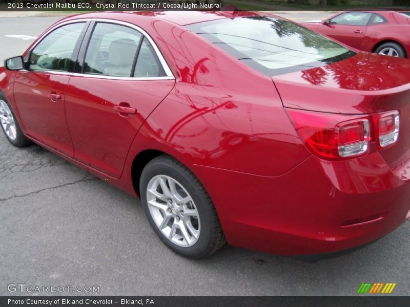 Crystal Red Tintcoat / Cocoa/Light Neutral 2013 Chevrolet Malibu ECO