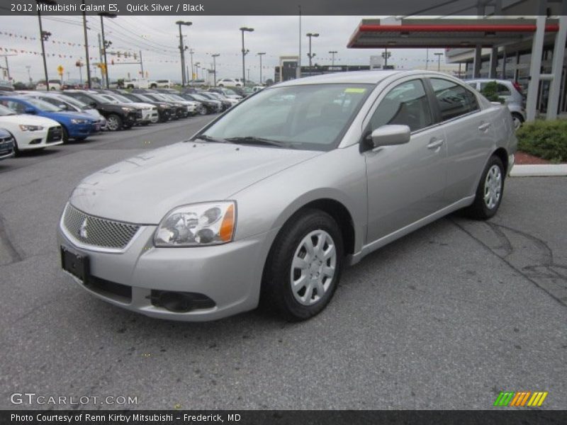 Quick Silver / Black 2012 Mitsubishi Galant ES