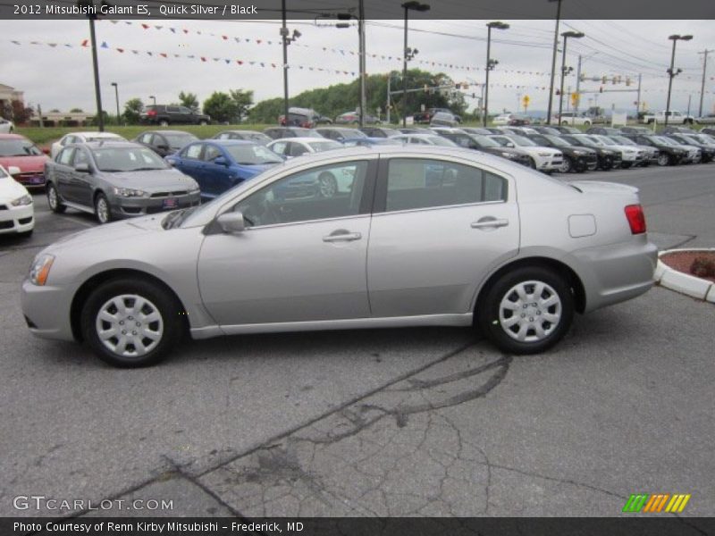 Quick Silver / Black 2012 Mitsubishi Galant ES