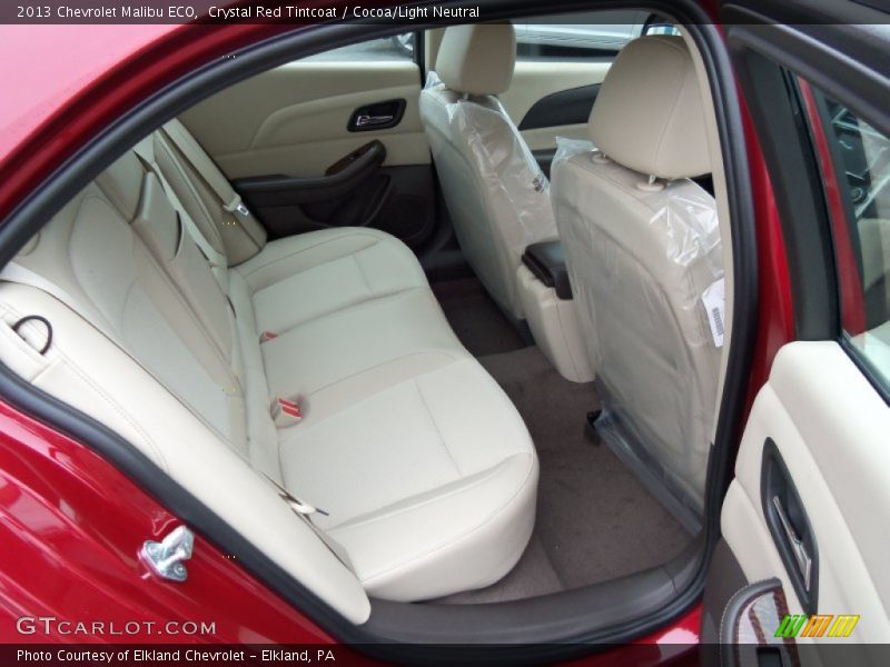 Crystal Red Tintcoat / Cocoa/Light Neutral 2013 Chevrolet Malibu ECO
