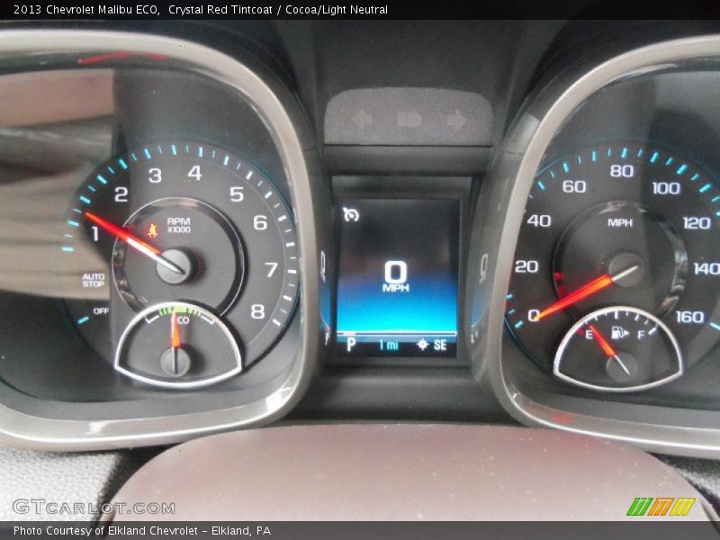 Crystal Red Tintcoat / Cocoa/Light Neutral 2013 Chevrolet Malibu ECO
