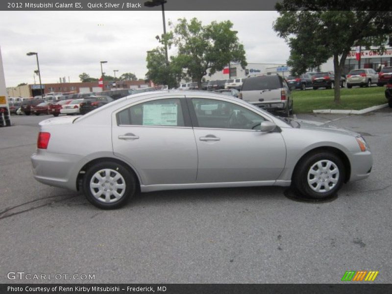 Quick Silver / Black 2012 Mitsubishi Galant ES