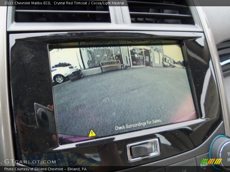Crystal Red Tintcoat / Cocoa/Light Neutral 2013 Chevrolet Malibu ECO