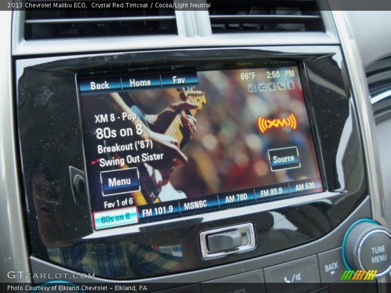 Crystal Red Tintcoat / Cocoa/Light Neutral 2013 Chevrolet Malibu ECO