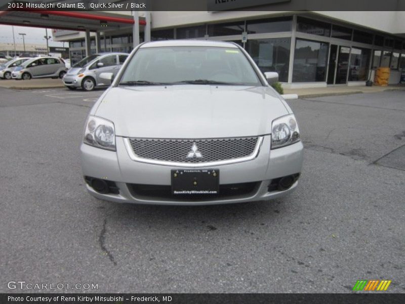 Quick Silver / Black 2012 Mitsubishi Galant ES