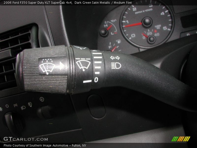 Dark Green Satin Metallic / Medium Flint 2006 Ford F350 Super Duty XLT SuperCab 4x4
