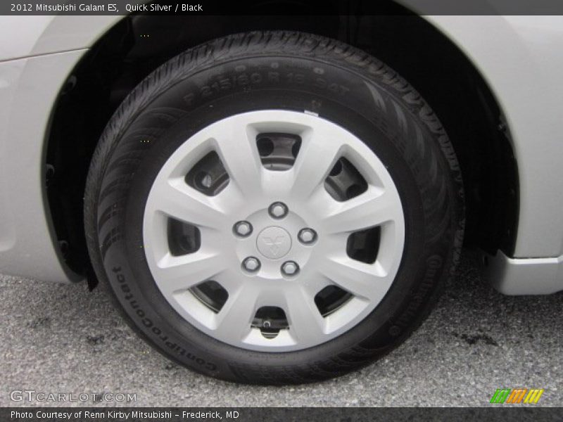 Quick Silver / Black 2012 Mitsubishi Galant ES