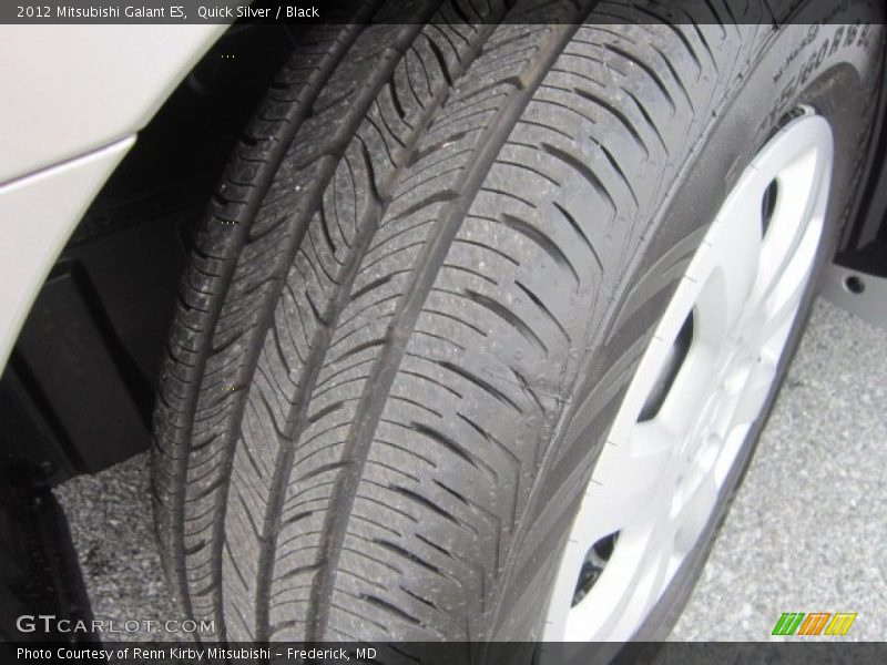Quick Silver / Black 2012 Mitsubishi Galant ES