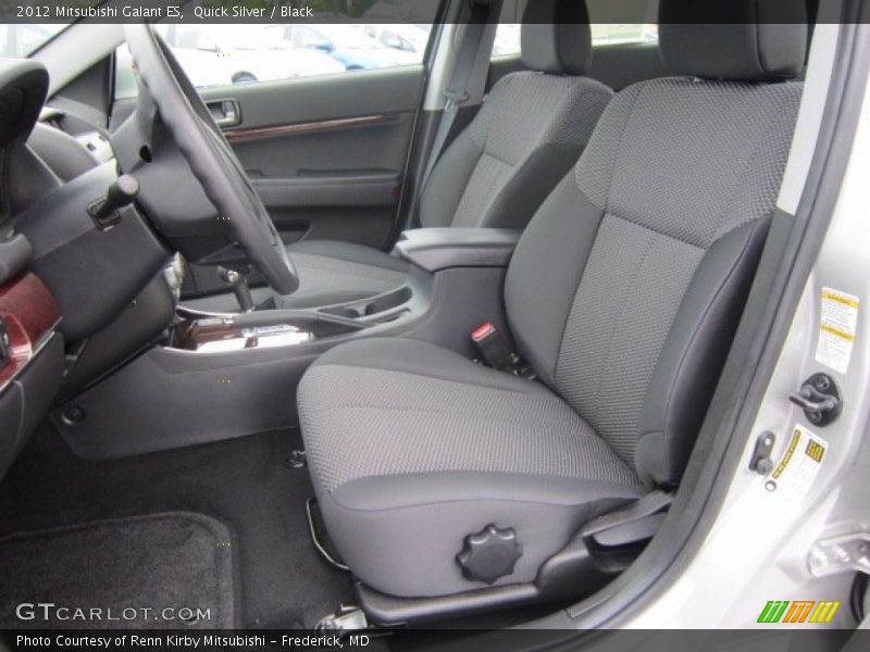 Quick Silver / Black 2012 Mitsubishi Galant ES