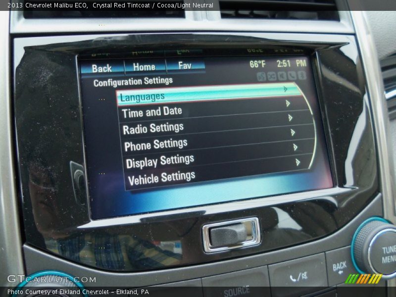 Crystal Red Tintcoat / Cocoa/Light Neutral 2013 Chevrolet Malibu ECO