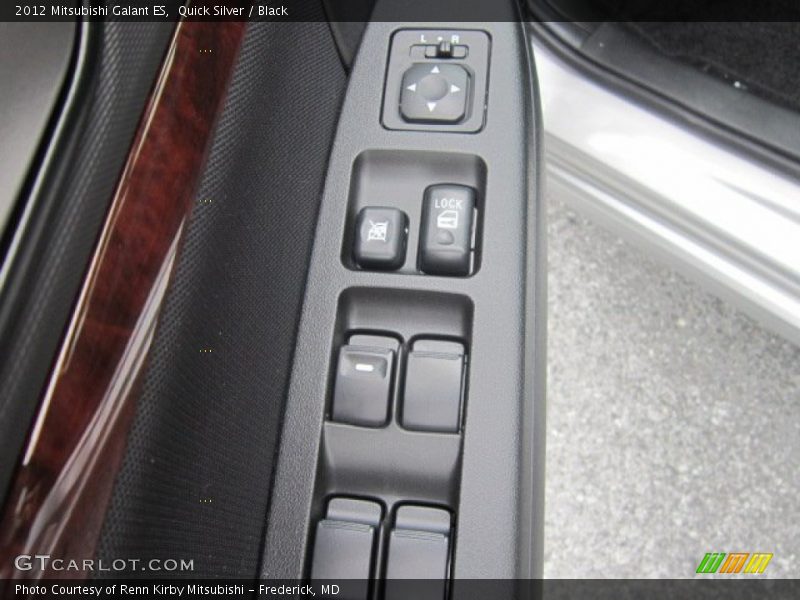 Quick Silver / Black 2012 Mitsubishi Galant ES