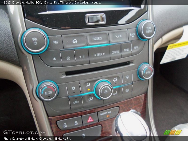 Controls of 2013 Malibu ECO