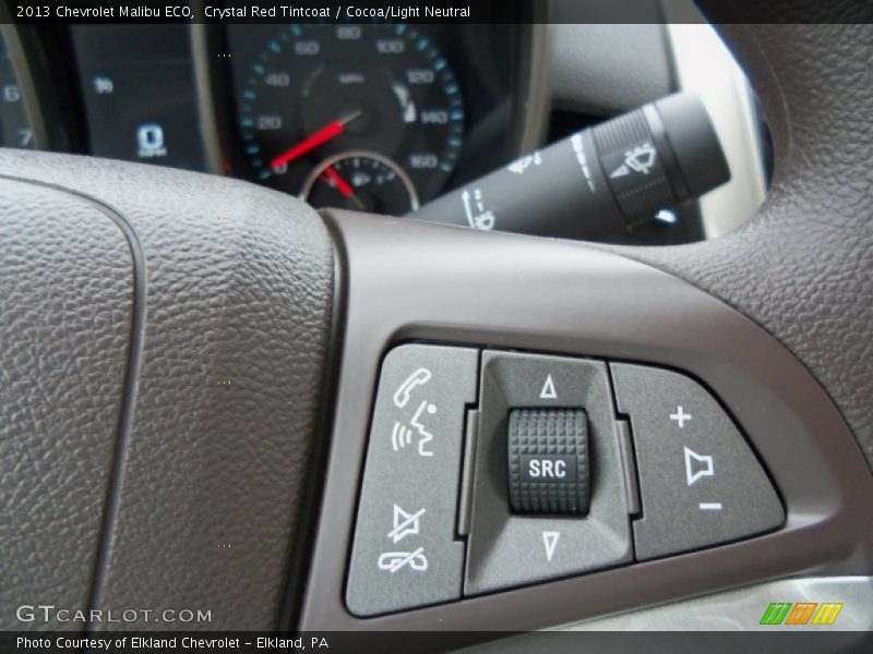 Crystal Red Tintcoat / Cocoa/Light Neutral 2013 Chevrolet Malibu ECO