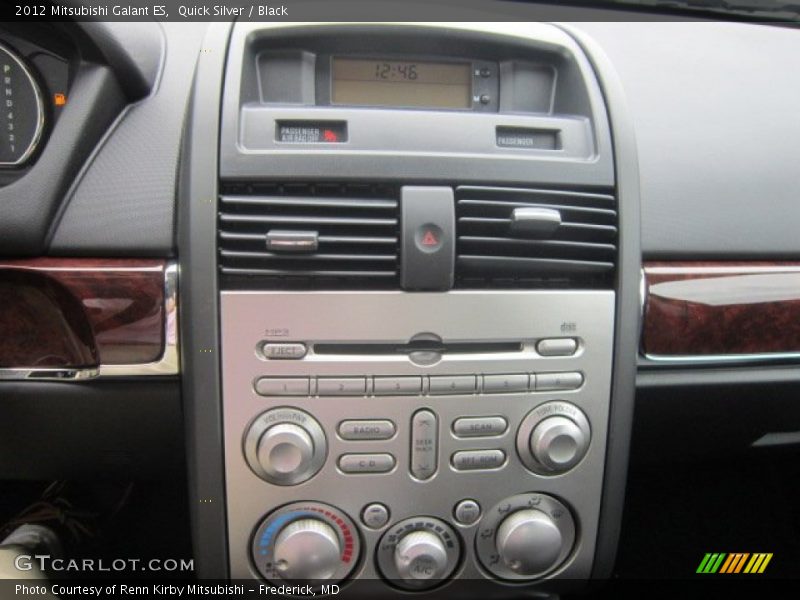 Quick Silver / Black 2012 Mitsubishi Galant ES