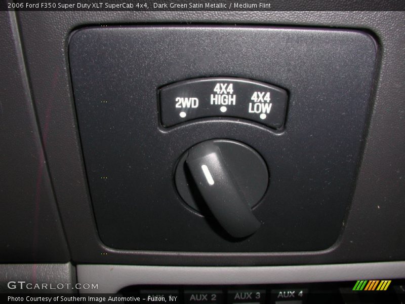 Dark Green Satin Metallic / Medium Flint 2006 Ford F350 Super Duty XLT SuperCab 4x4