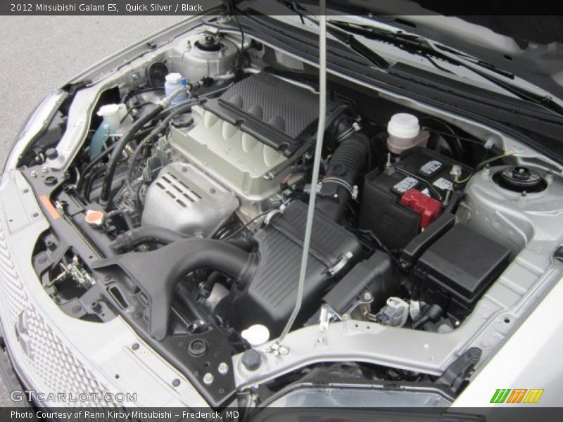 Quick Silver / Black 2012 Mitsubishi Galant ES