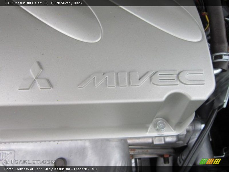 Quick Silver / Black 2012 Mitsubishi Galant ES