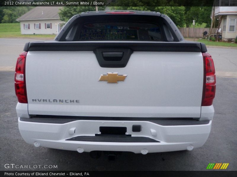 Summit White / Ebony 2012 Chevrolet Avalanche LT 4x4