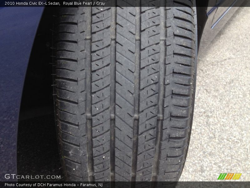 Royal Blue Pearl / Gray 2010 Honda Civic EX-L Sedan