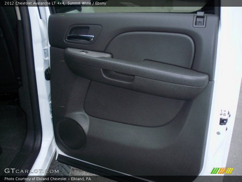 Summit White / Ebony 2012 Chevrolet Avalanche LT 4x4