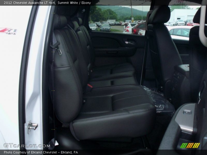 Summit White / Ebony 2012 Chevrolet Avalanche LT 4x4