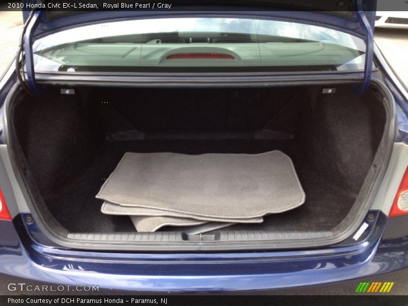 Royal Blue Pearl / Gray 2010 Honda Civic EX-L Sedan