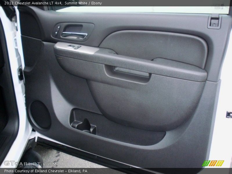 Summit White / Ebony 2012 Chevrolet Avalanche LT 4x4