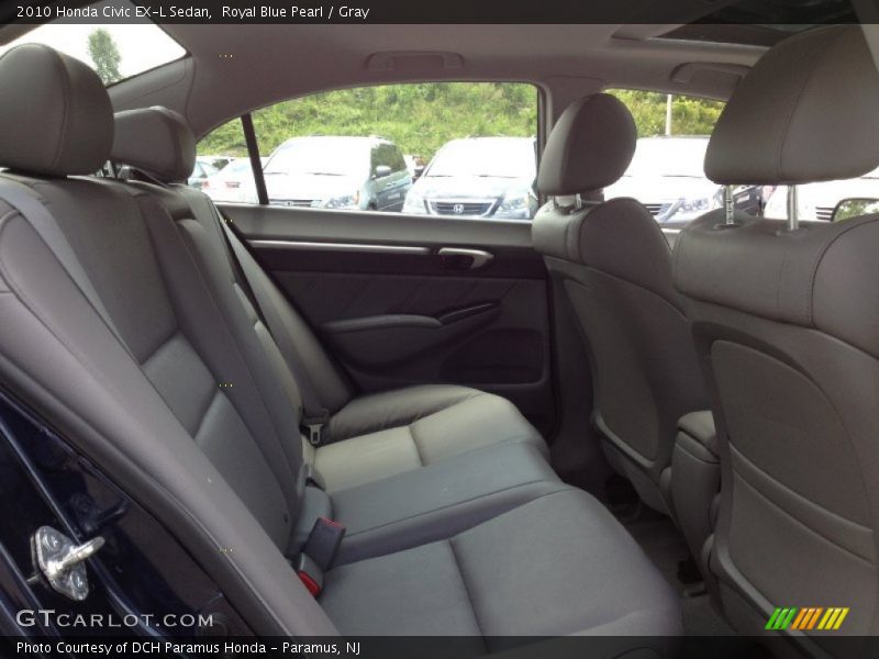 Royal Blue Pearl / Gray 2010 Honda Civic EX-L Sedan