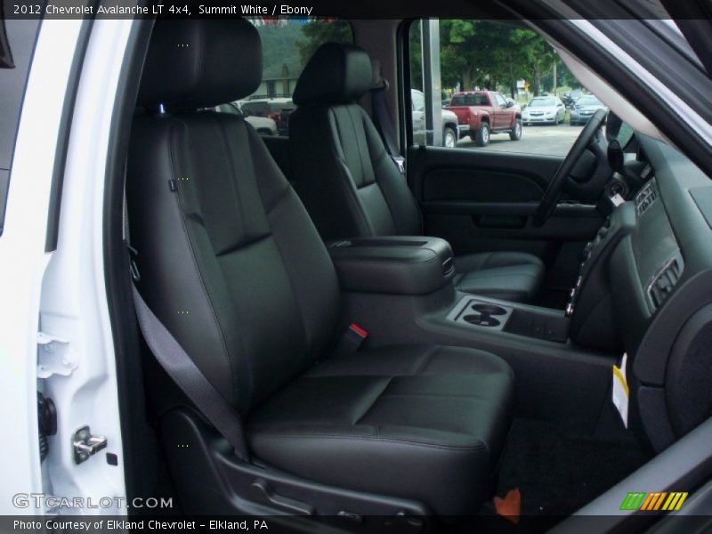 Summit White / Ebony 2012 Chevrolet Avalanche LT 4x4