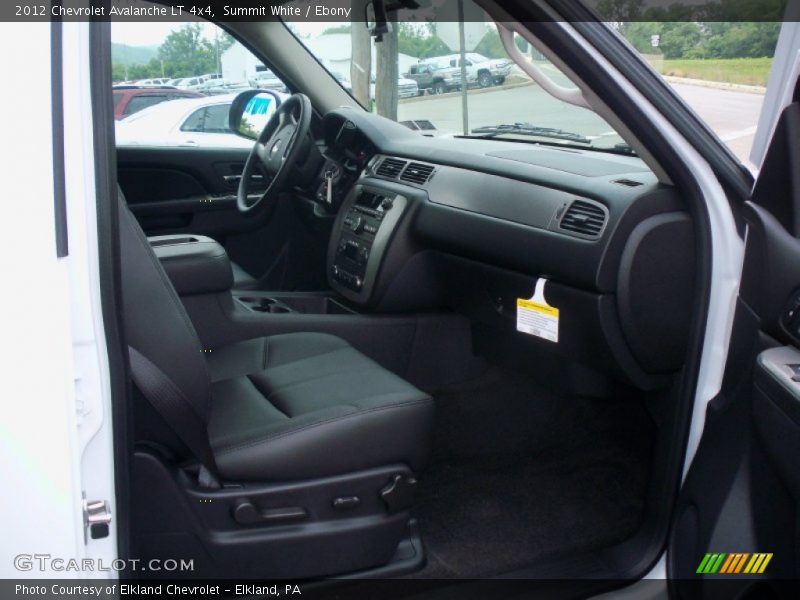 Summit White / Ebony 2012 Chevrolet Avalanche LT 4x4