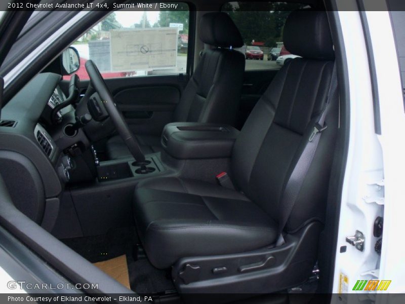 Summit White / Ebony 2012 Chevrolet Avalanche LT 4x4