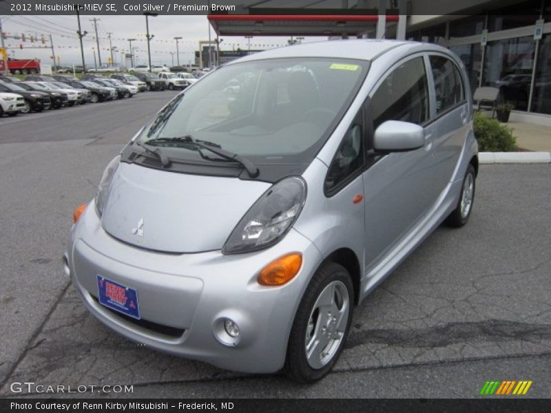 Cool Silver / Premium Brown 2012 Mitsubishi i-MiEV SE
